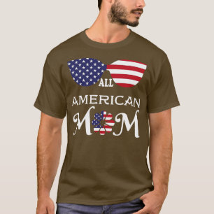Alla amerikanska solglasögon i MAMMA USA för match T Shirt