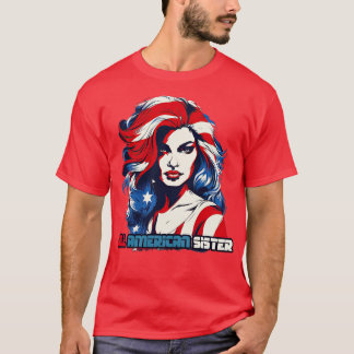 Alla amerikanska syster t shirt