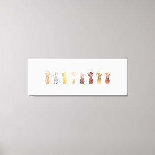 Alla ananas allt canvastryck