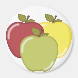 Alla äpplen magnet