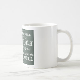 Alla är den väl kaffekoppen (blått) kaffemugg