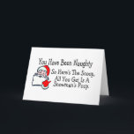 Alla är du Get den Snowmans poopen Helgkort<br><div class="desc">Alla är du Get den Snowmans poopen</div>