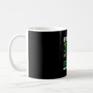 Alla är en liten irländare på St Patrick Day Excep Kaffemugg