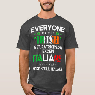 Alla är en liten irländare på St Patrick Day T Shirt