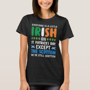 Alla är en liten irländare på St patricks day Scot T Shirt