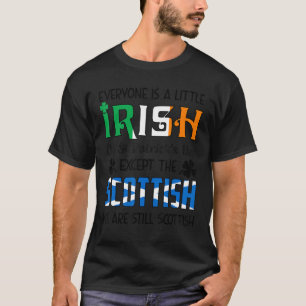 Alla är en liten irländare på St patricks day Scot T Shirt