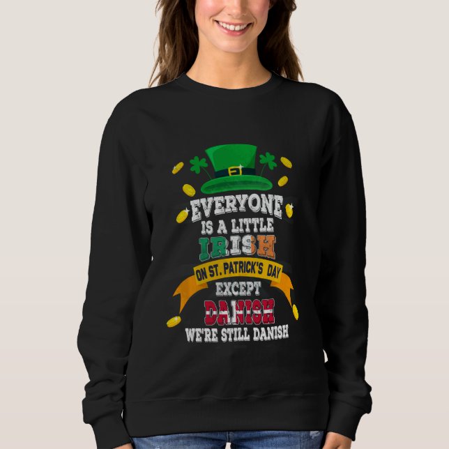 Alla är en liten irländare på St patricks day T Shirt (Framsida)