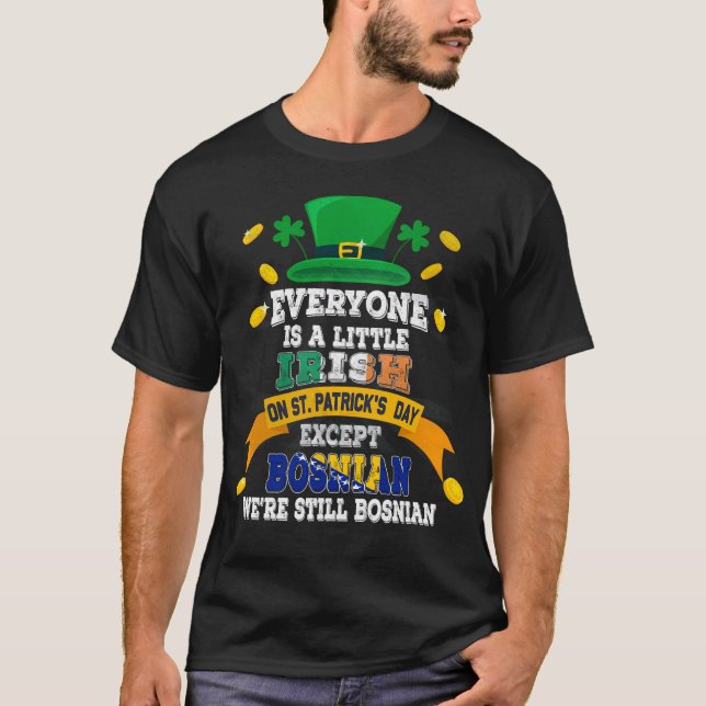 Alla är en liten irländare på St patricks day T Shirt (Framsida)