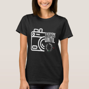 Alla är ett foto tills manuellt läge börjar t shirt