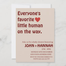 Alla är favoritmänniska på babyduschen