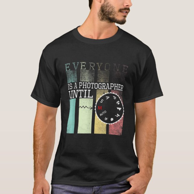 Alla är fotografer tills t shirt (Framsida)