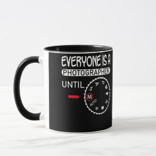Alla är fotografier tills manuellt läge mugg