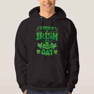 Alla är irländska på St patrick's day, St Paddy Hoodie