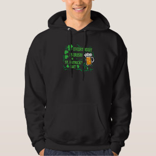 Alla är irländska på St patrick's day, St Paddy Hoodie