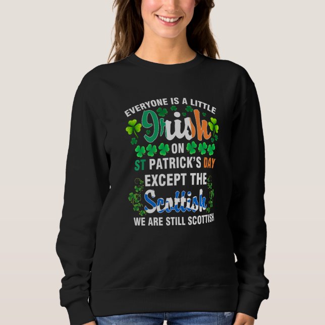 Alla är irländska utom Skottland på St Patrick's T Shirt (Framsida)