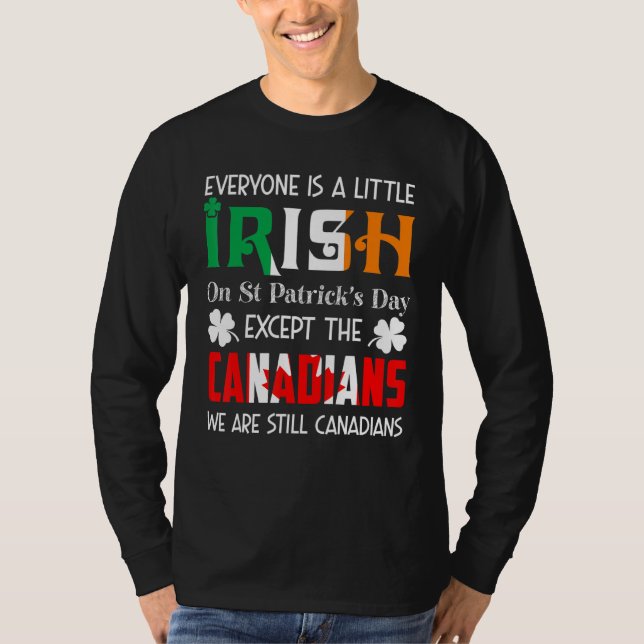 Alla är lite irländska på St patricks day Cana T Shirt (Framsida)