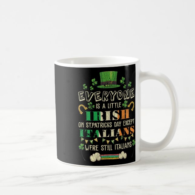Alla är lite irländska St Patricks Day förutom det Kaffemugg (Höger)