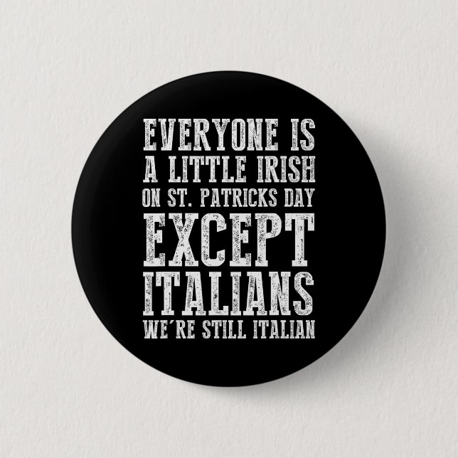Alla är lite irländska St. Patricks Day förutom Knapp (Framsida)