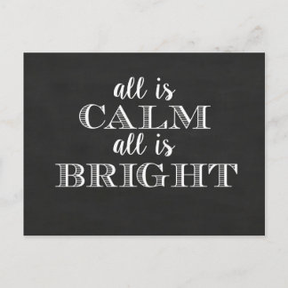 Alla är Lugn Alla är Bright | vykort