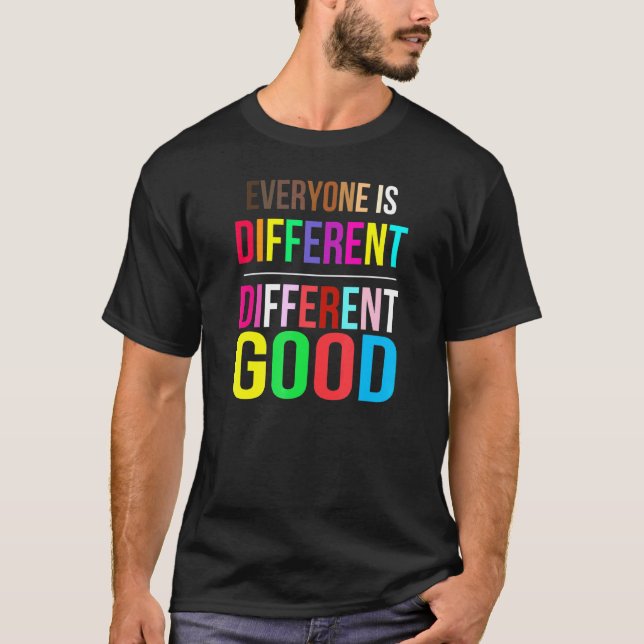 Alla är olika Bra HBT-Pride Au T Shirt (Framsida)