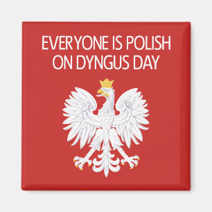 Alla är polska på Dyngus Day Magnet