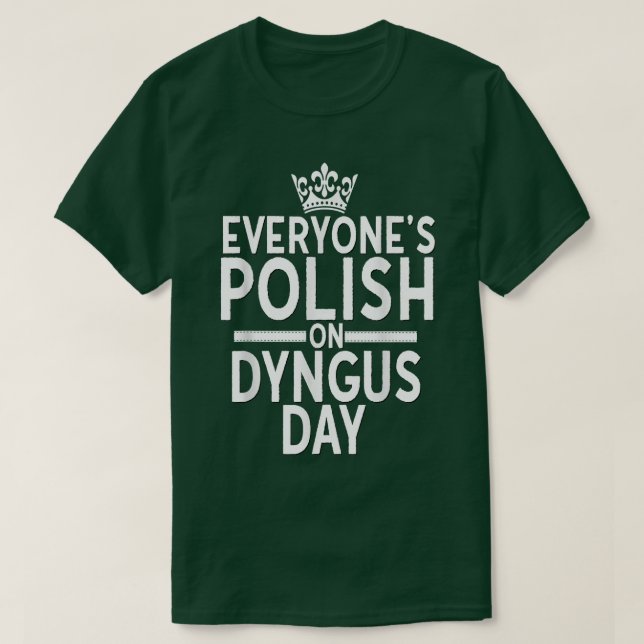 Alla är polska på Dyngusdagen Polen Eagle Cro T Shirt (Design framsida)