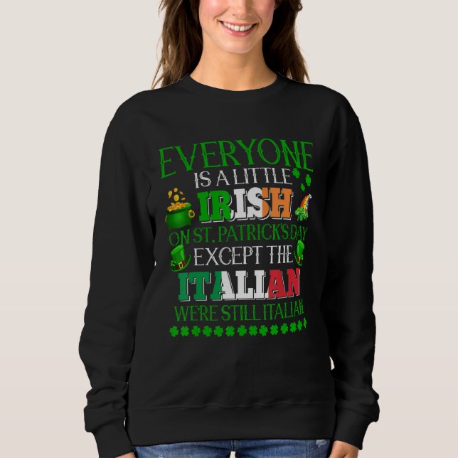 Alla är små iriska på St. Patrick's Day Prou T Shirt (Framsida)