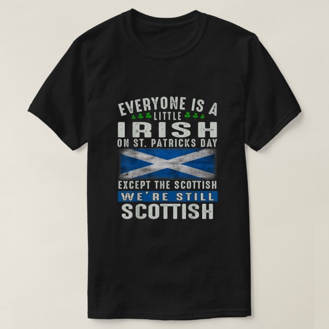Alla är små iriska på St patricks day utom T Shirt (Design framsida)