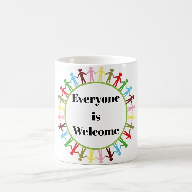 Alla är välkommen Coffee Mugg (Center)