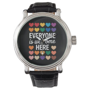Alla är välkomna här HBTQ Armbandsur