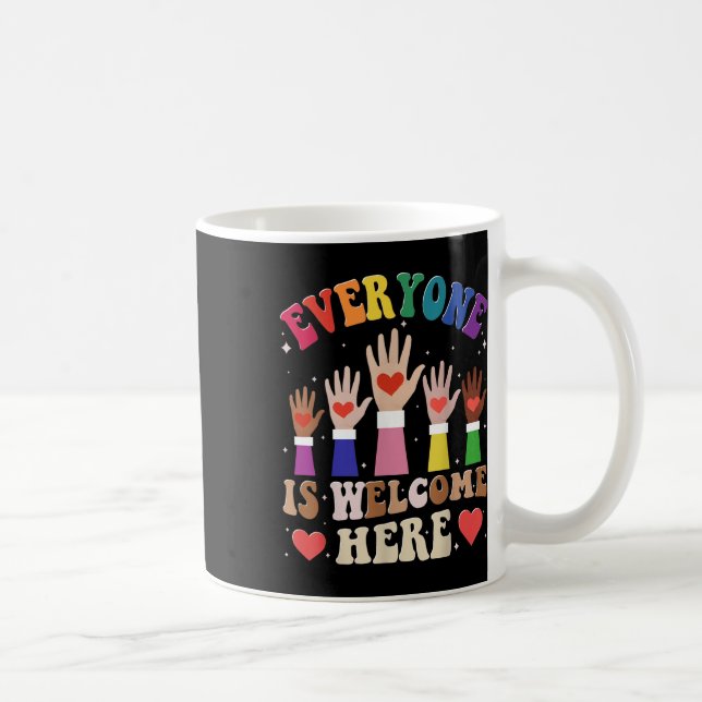 Alla är välkomna här i Idaho Teacher Stud Kaffemugg (Höger)
