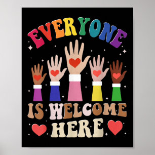 Alla är välkomna här i Idaho Teacher Stud Poster