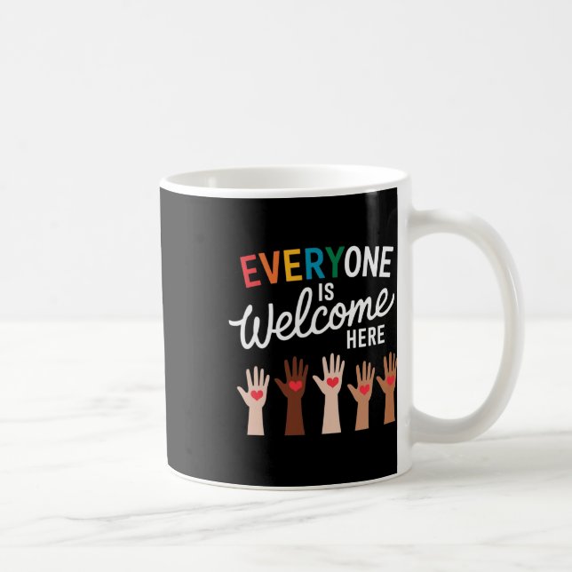 Alla är välkomna hit Idaho Teacher 33 Kaffemugg (Höger)
