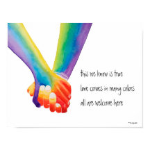 Alla är välkomna hit Poster