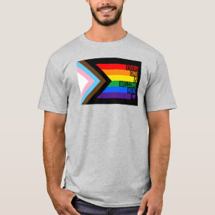 Alla är välkomna hit (Progress-Pride), Flagga T Shirt