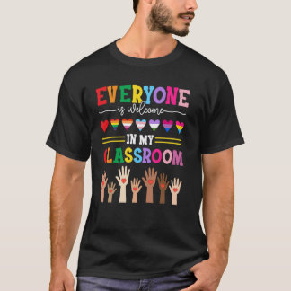 Alla Är Välkomna I Mitt Klassrum Idaho Lärare T Shirt