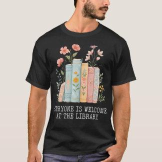 Alla är välkomna på bibliotekarie Reade T Shirt