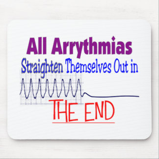 Alla arrhythmias rätar sig ut AVSLUTAR ut Musmatta