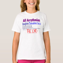 Alla arrhythmias rätar sig ut AVSLUTAR ut T-shirt