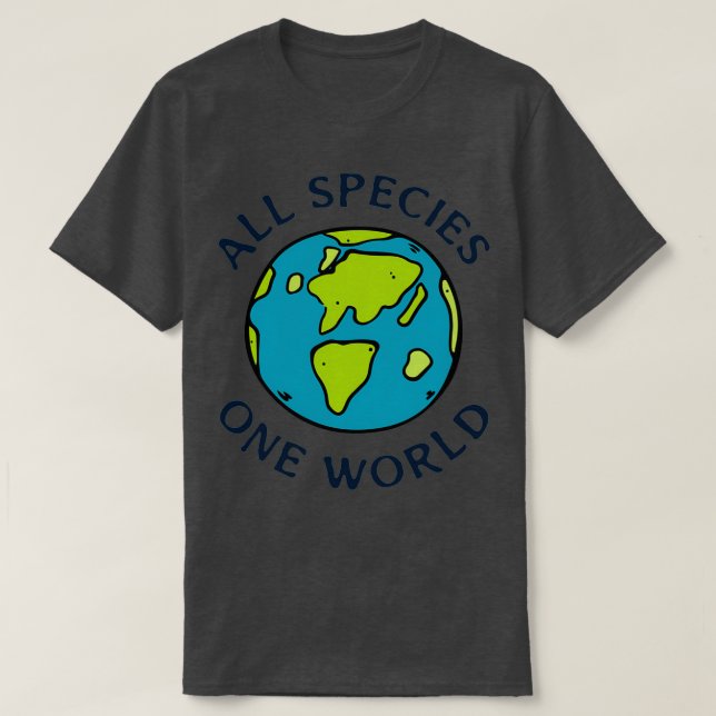 ALLA ARTER EN VÄRLD T SHIRT (Design framsida)