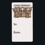 Alla åtta av Santa's Reindeer Gift-Märkre Fraktsedel<br><div class="desc">"Nu Dasher! Dancer! Nu,  Prancer och Vixen! Kom,  komet! Nej,  Cupid! Donner och Blitzen!" "Det här är säsongen att vara glad! Och dessa söta märkre med #rener-gåvor hjälper dig att göra det i roligt stil,  med en liten elak renare som skapar ett påstående kan vi bara kalla hans eget!</div>