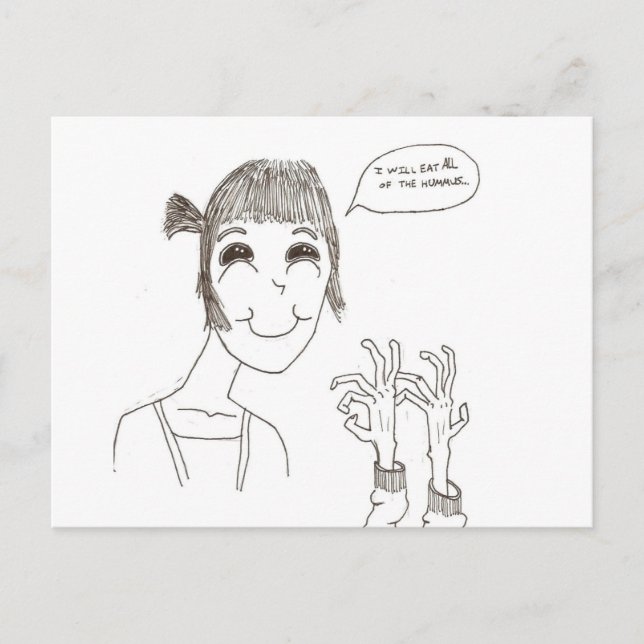 Alla av Hummus Vykort (Framsida)