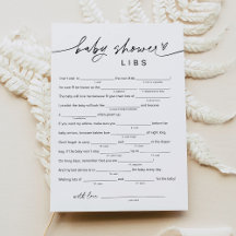 ALLA babylibbor, fyll i det tomma spelet