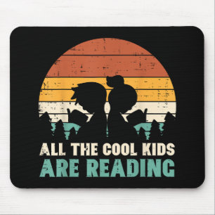 Alla barn läser Retro Read Bok Älskare Boys Gi Musmatta