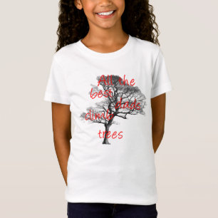 Alla bästa pappor klättrar träd, arborist t shirt