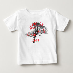 Alla bästa pappor klättrar träd, arborist t shirt