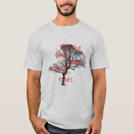 Alla bästa pappor klättrar träd, arborist t shirt