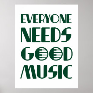 Alla behöver Bra Musics Poster