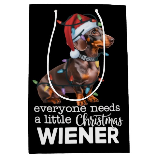 Alla Behöver En Liten Jul Weiner Hund Älskare (Framsidan)
