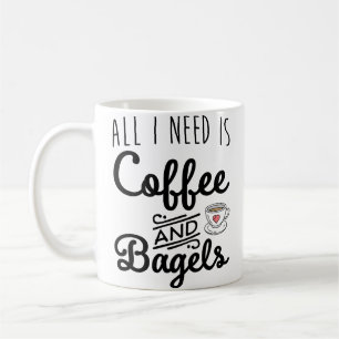 Alla behöver jag kaffe och baglar kaffemugg